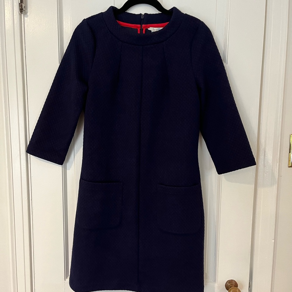 Boden navy dress 8R EUC